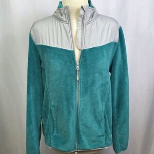 Danskin Now Teal and Gray Jacket